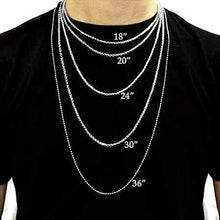 Load image into Gallery viewer, Auras by Osiris -Black Onyx Beaded Necklace for Men - Large Gemstones - Magnetic Clasp - Protection - EMF Protection Necklace Handmade in USA EMF Protection
