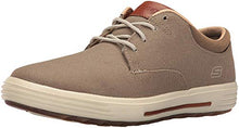 Load image into Gallery viewer, Skechers mens Porter Zevelo Oxford, Khaki Canvas, 9 X-Wide US
