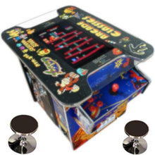 Load image into Gallery viewer, Abvideo Exclusive Huge 22 inch Screen with Adjustable Stools Video Game Machine Cocktail Arcade Machine 412 Classic Games Commercial Grade! Right Handed Plus Left Handed Buttons
