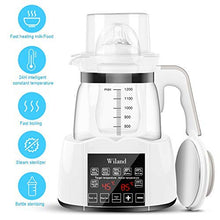 Load image into Gallery viewer, Baby Bottle Warmer Steam Sterilizwer, Water Kettle Milk Adjuster Multifunction Bottle Warm Milk Intelligent Thermostat Food Heater, LED Display Heating Adjustment Boiling and Dechlorination
