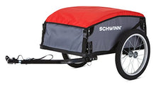 Load image into Gallery viewer, Schwinn Day Tripper Cargo Bike Trailer, Folding Frame, Quick Release Wheels, Red/Grey
