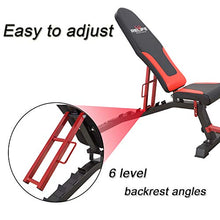 Load image into Gallery viewer, RELIFE REBUILD YOUR LIFE Adjustable Weight Bench, Utility Workout Bench for Home Strength Training, Gym Incline Decline Bench for Full Body Exercise
