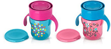 Load image into Gallery viewer, Philips Avent My Natural Drinking Cup 9oz, 2pk, Pink/Blue, SCF782/56
