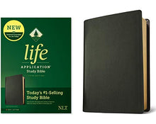 Load image into Gallery viewer, NLT Life Application Study Bible, Third Edition (Red Letter, Genuine Leather, Black)
