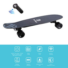 Load image into Gallery viewer, Electric Skateboard Electric Longboard with Remote Control Electric Skateboard,350W Hub-Motor,12.4 MPH Top Speed,5.2 Miles Range,3 Speeds Adjustment
