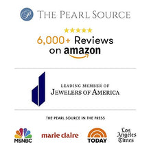 Load image into Gallery viewer, THE PEARL SOURCE 14K Gold 5.0-5.5mm AAAA Quality White Freshwater Cultured Pearl Necklace for Women in 24" Matinee Length
