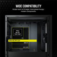 Load image into Gallery viewer, Corsair 5000D Airflow Tempered Glass Mid-Tower ATX PC Case - Black
