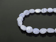Load image into Gallery viewer, jennysun2010 Natural Chalcedony Blue Lace Agate Gemstone Metaphysical Stones Freeformed Round Coin Loose Beads 40pcs 1 Strand for Bracelet Necklace Earrings Jewelry Making Crafts Design Healing
