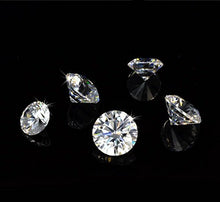 Load image into Gallery viewer, Venetia Top Grade Realistic Hearts and Arrows Cut Round Loose NSCD Simulated Diamond 2 Carat 8mm Super Sparkling White Fire cubic zirconia cz LS8mrd
