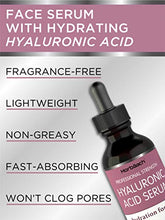 Load image into Gallery viewer, Hyaluronic Acid Serum for Face &amp; Skin | 2 oz | Paraben &amp; SLS Free Moisturizer | By Horbaach
