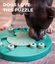 Load image into Gallery viewer, Nina Ottosson by Outward Hound Dog Worker Green Interactive Treat Puzzle Dog Toy
