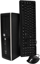 Load image into Gallery viewer, Microsoft Authorized Refurbished- HP Elite Desktop PC Computer Intel Core i5 3.1-GHz, 8 gb Ram, 1 TB Hard Drive, DVDRW, 19 Inch LCD Monitor, Keyboard, Mouse, USB WiFi, Windows 10 (Renewed)
