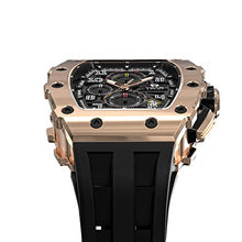 Load image into Gallery viewer, TSAR BOMBA Mens Watches Luxury Tonneau Watches for Men Waterproof 50M Analog Replica Watch Chronograph Calendar Date Men’s Dress Business Work Watch Diver Large Square Face Wristwatch

