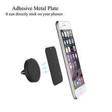 Load image into Gallery viewer, Phone Magnet Sticker, Uuustar 10PACK Metal Plates with Full Adhesive for Magnetic Car Mount Phone Holder (10PACK)
