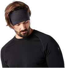 Load image into Gallery viewer, Smartwool Merino 250 Reversible Headband - Black/Charcoal Heather
