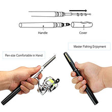 Load image into Gallery viewer, Lixada Pen Fishing Rod Reel Combo Set Premium Mini Pocket Collapsible Fishing Pole Kit Telescopic Fishing Rod + Spinning Reel Combo Kit 1M / 1.4M / 1.8M / 2.1M
