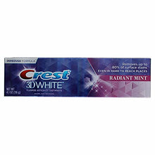 Load image into Gallery viewer, Crest Toothpaste 4.1 Ounce 3D White Radiant Mint (Pack of 3)

