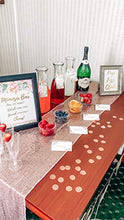 Load image into Gallery viewer, COTIER Reusable Mimosa Bar Supplies Decorations Kit - Mimosa Bar Sign, But First Mimosas Banner - Bridal Shower Decorations, Baby Shower, Brunch Decorations, Bubbly Bar, Engagement, Bachelorette
