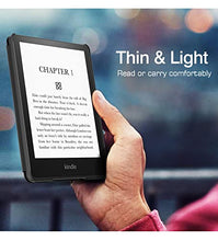 Load image into Gallery viewer, TiMOVO Case Fits All-New Kindle Paperwhite (6.8", 11th Generation, 2021 Release), Slim Lightweight Hard PC Protective Smart Cover with Soft Microfiber Interior, Auto Wake/Sleep Function, Black
