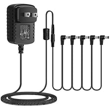 Load image into Gallery viewer, NEUMA Guitar Effects Pedal Power Supply Adapter 9V DC 1A (1000mA) with Cable 5 Way Daisy Chain Cord
