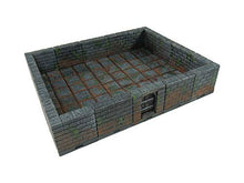 Load image into Gallery viewer, Locking Dungeon Tiles - Masonry and Stone, Wargame Terrain for Tabletop 28mm Miniatures, 3D Printed Scenery, EnderToys
