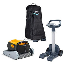 Load image into Gallery viewer, Dolphin Triton PS Robotic Pool Vacuum Cleaner with Universal Caddy and Classic Caddy Cover, Ideal for In-Ground Swimming Pools up to 50 Feet
