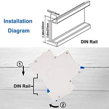 Load image into Gallery viewer, smseace Miniature Circuit Breaker Low Voltage AC 20A 230/400V 1 Pole DIN Rail Installation DZ47-63 C20
