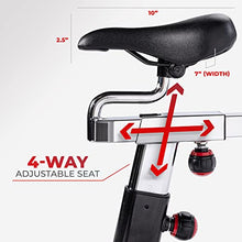 Load image into Gallery viewer, Sunny Health &amp; Fitness Indoor Cycling Exercise Bike with Heavy 49 LB Chrome Flywheel - SF-B1002
