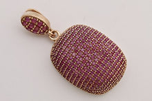Load image into Gallery viewer, Fantastic Design! Turkish Handmade Jewelry Round Cut Pink Ruby Zircon Stone 925 Sterling Silver Pendant
