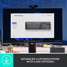 Load image into Gallery viewer, Logitech MX Mechanical Wireless Illuminated Performance Keyboard, Tactile Quiet Switches, Backlit Keys, Bluetooth, USB-C, macOS, Windows, Linux, iOS, Android, Metal
