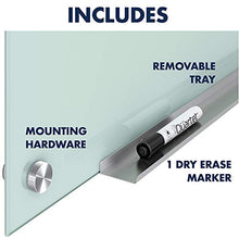 Load image into Gallery viewer, Quartet Glass Whiteboard, Non-Magnetic Dry Erase White Board, 3' x 2', Infinity, Frosted Surface (G3624F)
