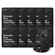Load image into Gallery viewer, [DearKlairs] Midnight Blue Calming Sheet Mask 10 Sheets, Soothing Irritated, heated Skin, For troubled and sensitive skin, Korean Beauty

