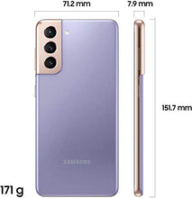 Load image into Gallery viewer, Samsung Galaxy S21 5G | Factory Unlocked Android Cell Phone | International Version 5G Smartphone | Pro-Grade Camera, 8K Video, 64MP High Res | 128GB, (SM-G991B/DS) (Phantom Violet)
