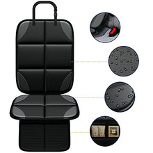 Load image into Gallery viewer, Car Seat Protector, MHO+All 2 Pack Auto Car Seat Protectors for Child Baby Car Seats - Large CarSeat Sit Savers Mat with Waterproof 600D Fabric &amp; 2 Storage Pockets, Crash Test Approved
