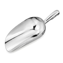 Load image into Gallery viewer, New Star Foodservice 34547 One-Piece Cast Aluminum Round Bottom Bar Ice Flour Utility Scoop, 24 -Ounce, Silver (Hand Wash Only)
