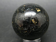 Load image into Gallery viewer, Nuumite Nuummite Sphere From Greenland - 1.2" - 44.7 Grams
