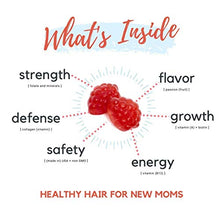Load image into Gallery viewer, Baby Blues Postpartum Hair Loss Vitamins - Passion Fruit Gummies with Biotin, Collagen, &amp; Folate
