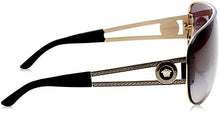 Load image into Gallery viewer, Versace VE2166 - 12528G Gold/Grey Sunglasses
