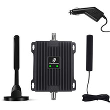Load image into Gallery viewer, Cell Phone Signal Booster for Car, Truck and SUV - Enhance 4G Data and Volte for Verizon, AT&amp;T and T-Mobile - Dual 700MHz Band 12/13/17 Cellular Repeater Antenna Kit for Small Vehicle.
