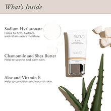 Load image into Gallery viewer, PÜR 4-in-1 Tinted Moisturizer With SPF 20 - Hydrating Face Moisturizer, Primer, &amp; Foundation With Shea Butter, Aloe Vera &amp; Vitamin B3 - Vegan Friendly - Free of Paraben, Gluten &amp; BPA - Fair Ivory

