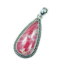 Load image into Gallery viewer, Rhodochrosite &amp; Sterling Silver Pendant
