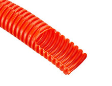 Load image into Gallery viewer, (1/2" Dia. x 100 ft, Orange) HydroMaxx Flexible Polyethylene Corrugated (PE) Split Tubing (Wire Loom)
