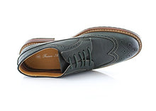 Load image into Gallery viewer, Ferro Aldo Phillip MFA19312 Men's Wingtip Dress Shoe for Work Or Casual Wear - Green, Size 12
