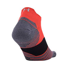 Load image into Gallery viewer, Under Armour Adult Run No Show Tab Socks, 1-Pair , Afterburn Orange , Large
