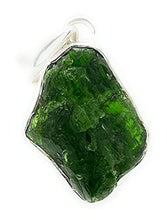 Load image into Gallery viewer, Natural Chrome Diopside 925 Sterling Silver Pendant 30mm

