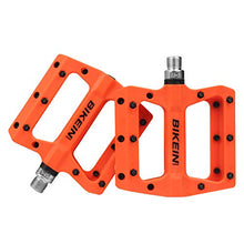 Load image into Gallery viewer, BIKEIN PRO Mountain Bike Pedals Platform Flat Pedal Sealed Bearing 9/16" Nylon Pedals with Wrench
