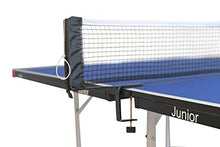 Load image into Gallery viewer, Butterfly Junior Stationary Ping Pong Table - 3/4 Size Table Tennis Table - Space Saver Game Table for Game Room - Regulation Height Ping Pong Table - Sturdy Frame - Ships Assembled with Net , 7' x 4' x 2'6"
