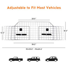 Load image into Gallery viewer, Adakiit Dog Barrier for SUV Car &amp; Vehicles, Adjustable Pet Barrier Car Gate Universal Fit Wire Mesh Dog Car Guard - Car Divider for Dogs Pets SUVs
