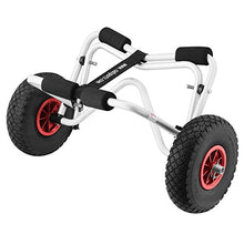 Load image into Gallery viewer, Kayak Trolley Cart with Airless Tires - 140LB Capacity for Transporting Kayak, Paddleboard, SUP, Canoe – Aluminum Frame by RAD Sportz (White)
