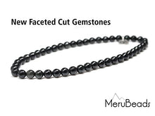Load image into Gallery viewer, MeruBeads Small Size - Faceted Obsidian Wrap Bracelet for Women - Obsidian Bracelet - Obsidian Faceted Bracelet for Women
